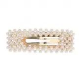 Allure Pearl Hair Clip Rectangle