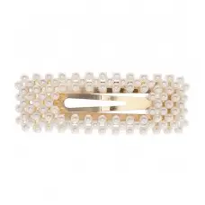 Allure Pearl Hair Clip Rectangle