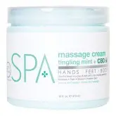 BCL Spa Tingling Mint & CBD Massage Cream 16oz