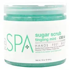 BCL Spa Tingling Mint & CBD Sugar Scrub